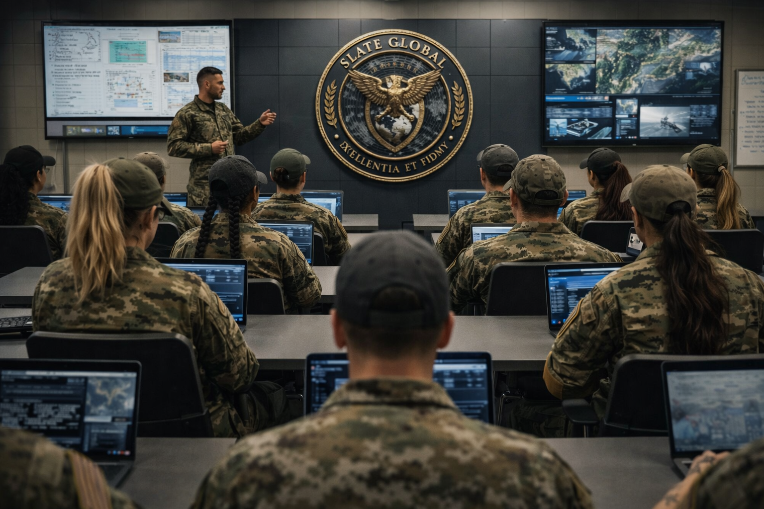 Focused mixed team learning in a tactical classroom